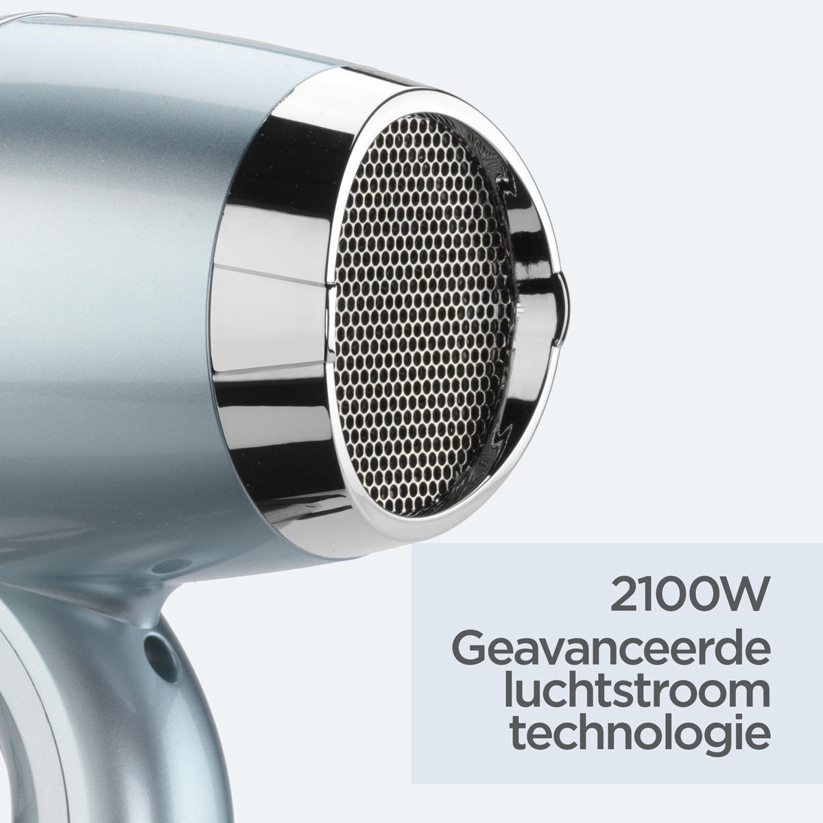 2100W. Geavanceerde luchtstroom technologie